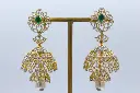 Gold Jhumka Earrings