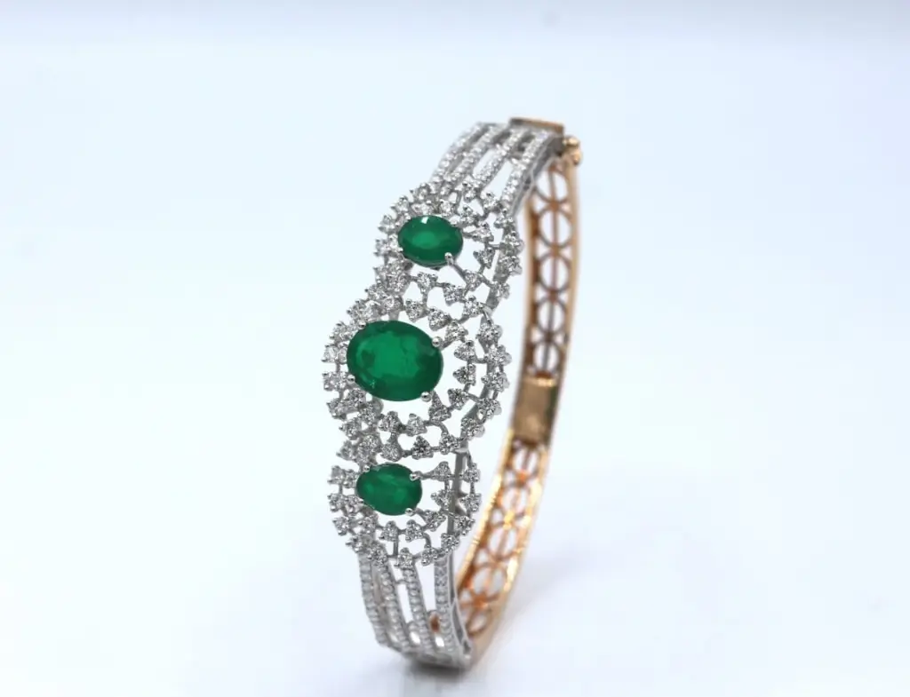 Green Diamond Ring